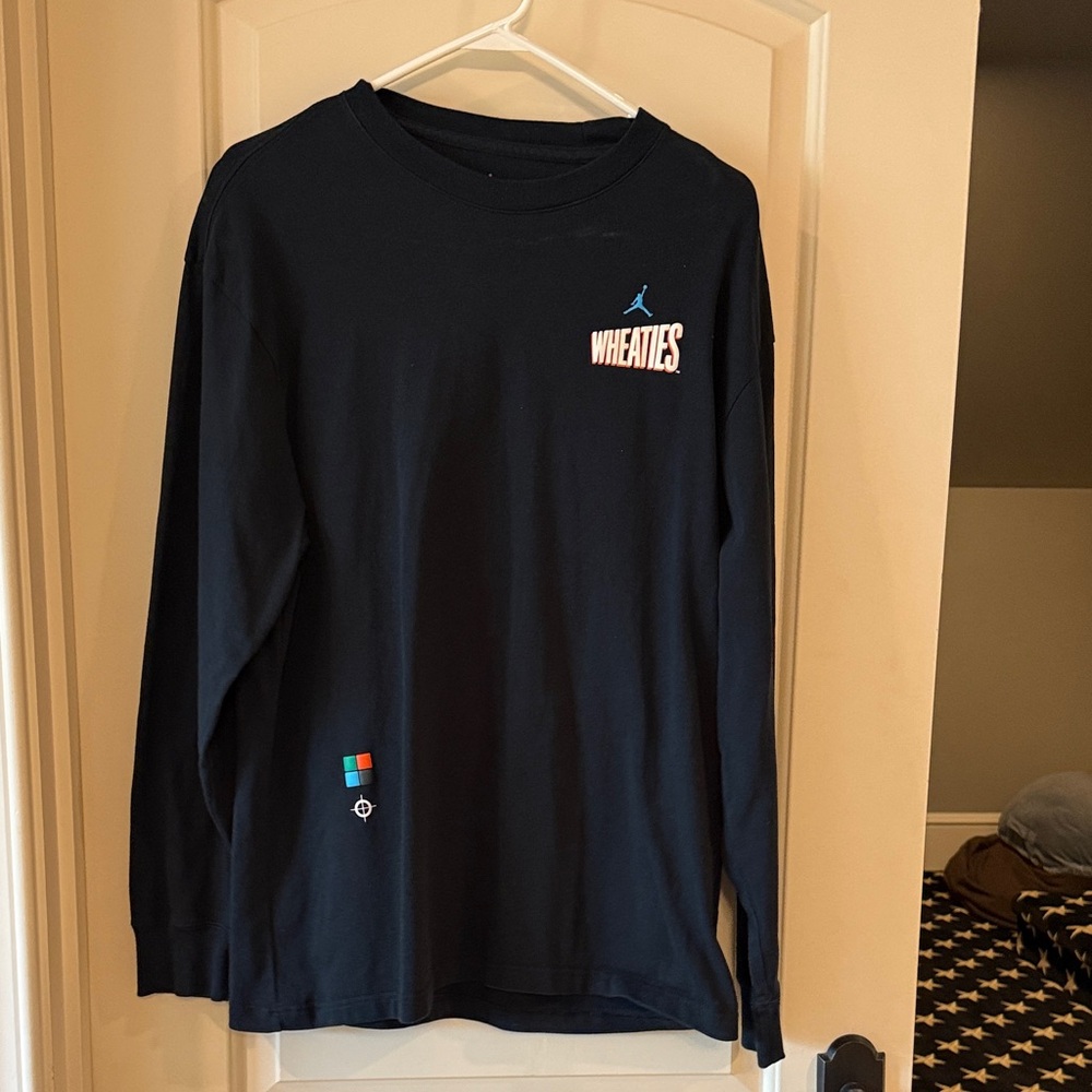 NWOT Jordan Wheaties Long Sleeve Tee